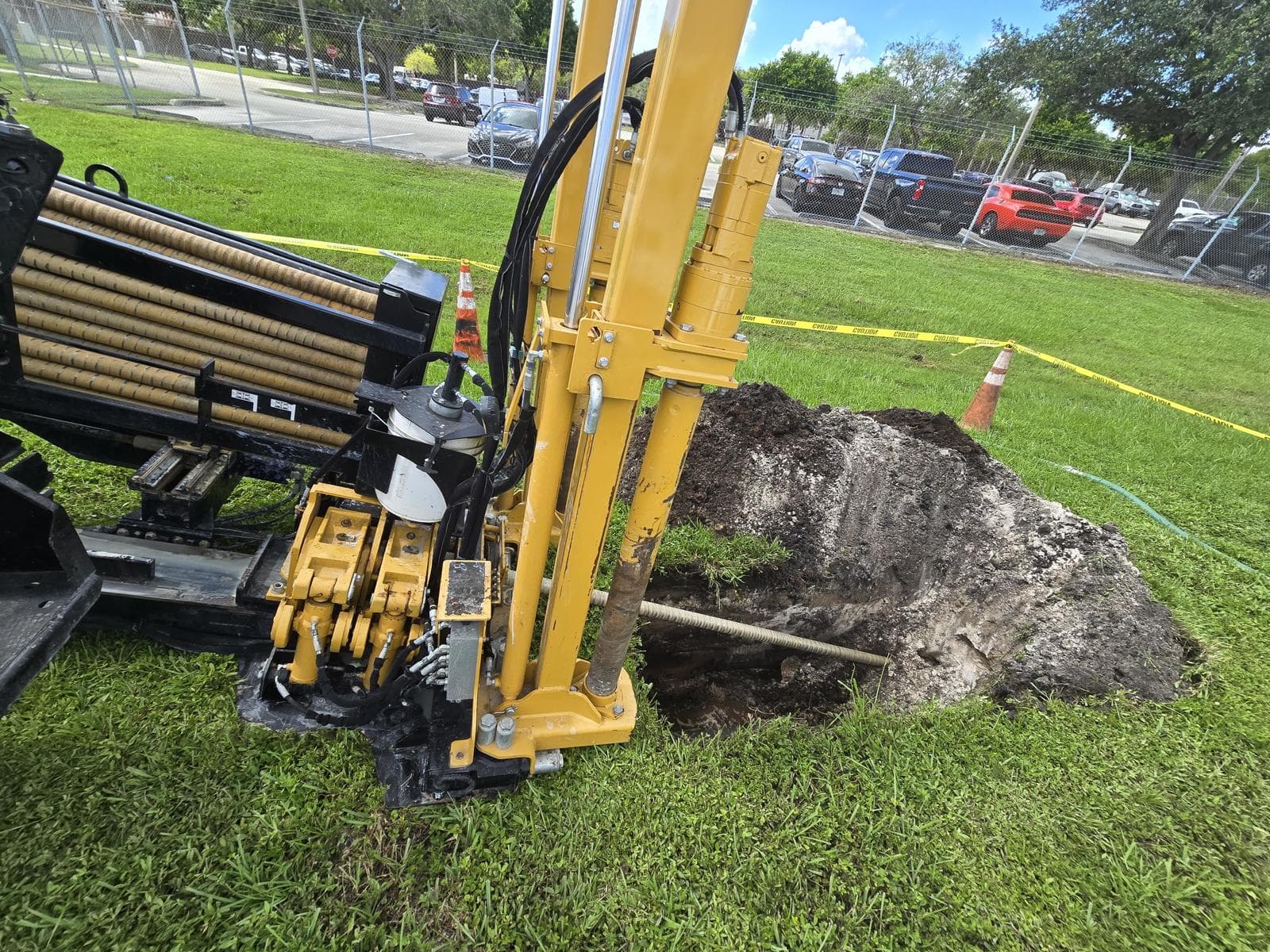 Bore Tech underground utility and excavation field work.