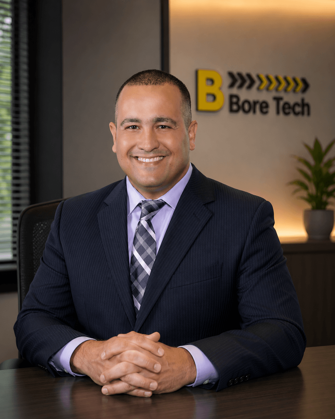 Portrait of Santy Fernandez at Bore Tech.