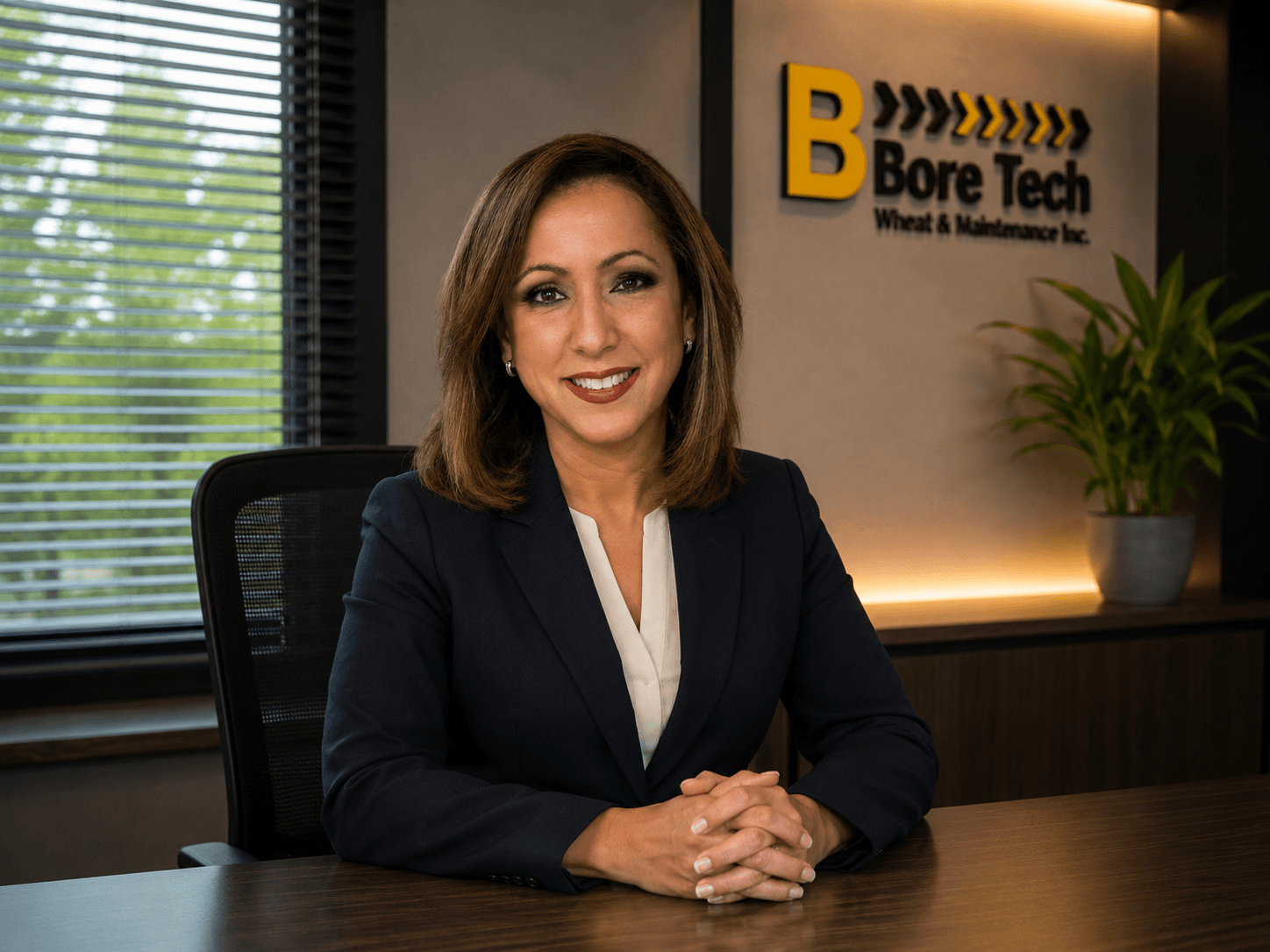 Portrait of Wendy Cabral at Bore Tech.