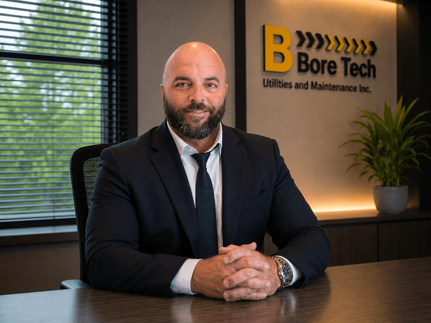 Portrait of Kleimer Cruz at Bore Tech.